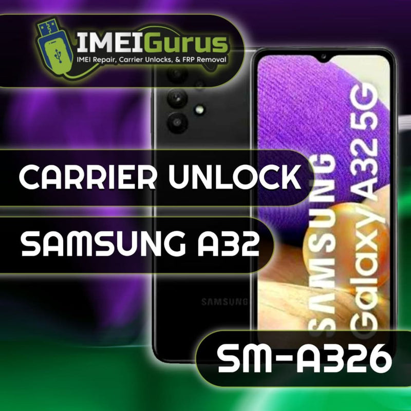 A326 SAMSUNG UNLOCK USB Carrier Unlock