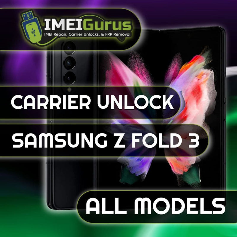 Z FOLD 3 SAMSUNG UNLOCK USB Carrier