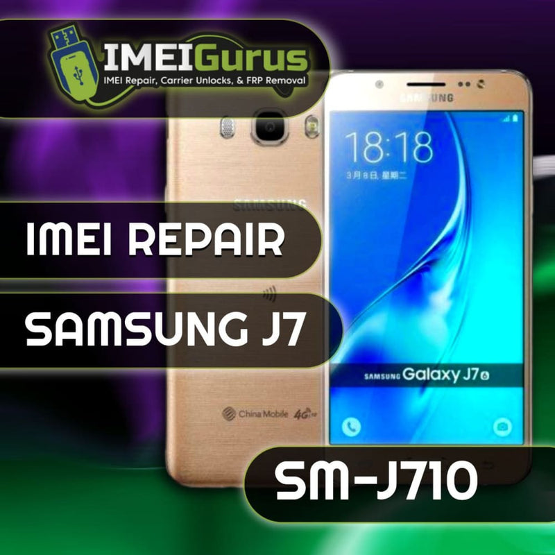 J710 SAMSUNG IMEI REPAIR Blacklisted Bad Repair