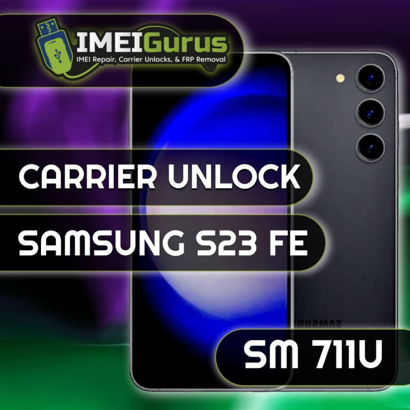 S23 FE SAMSUNG UNLOCK USB Carrier Unlock