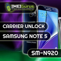 NOTE 5 SAMSUNG UNLOCK USB Carrier Unlock