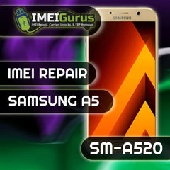 A5 SAMSUNG IMEI REPAIR Blacklisted Bad Repair