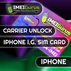 I.G. UNLIMITED SIM CARD - INSTANT IPHONE UNLOCK ADAPTER