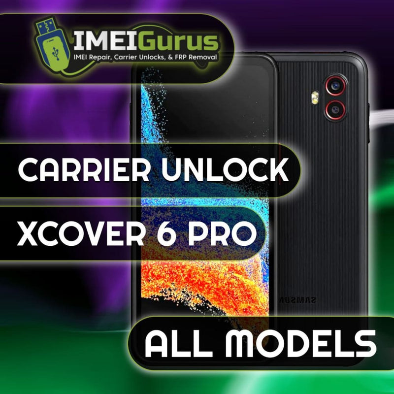XCOVER 6 SAMSUNG UNLOCK USB Carrier Unlock
